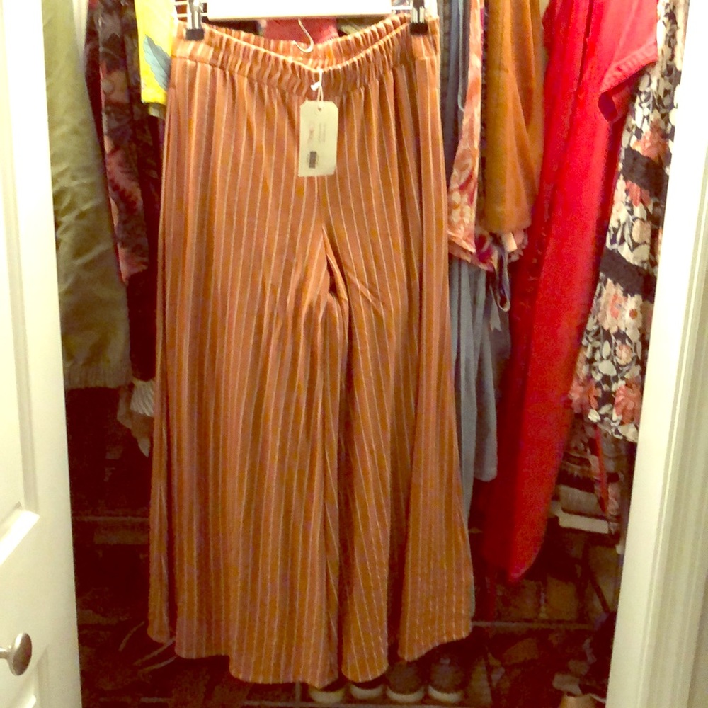 Stripe Palazzo Pant